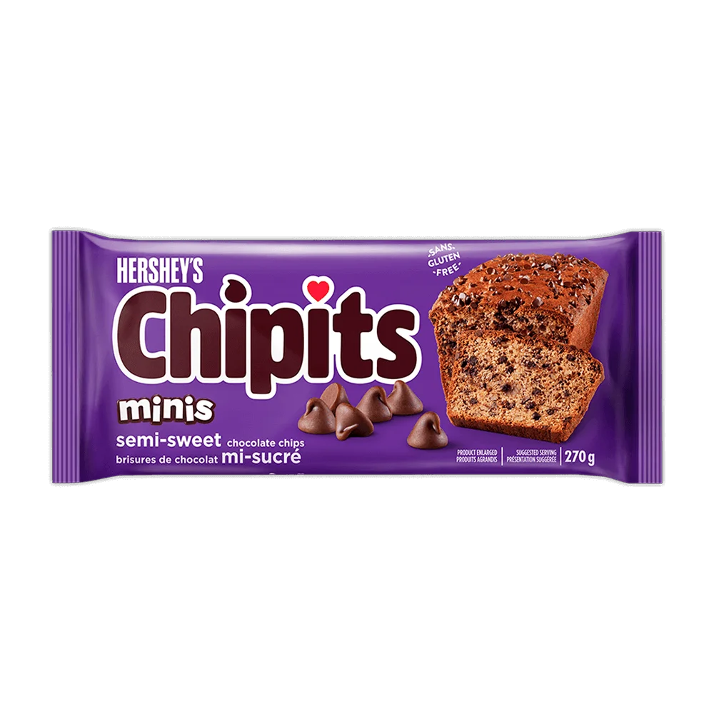 Hershey's Chipits Minis Semi Sweet Chocolate Chips 270g