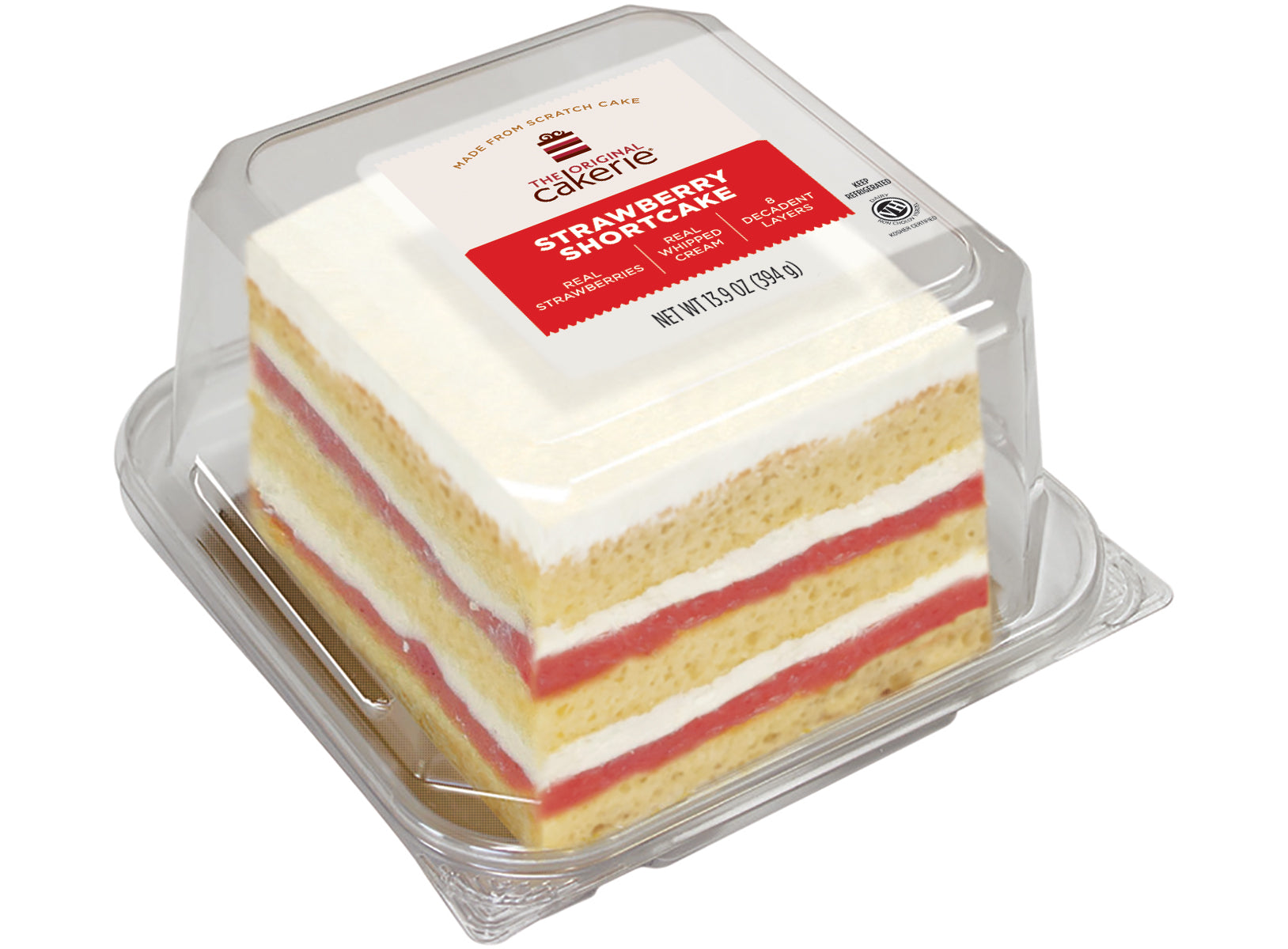 The Original Cakerie Strawberry Shortcake Cake Pckg1124