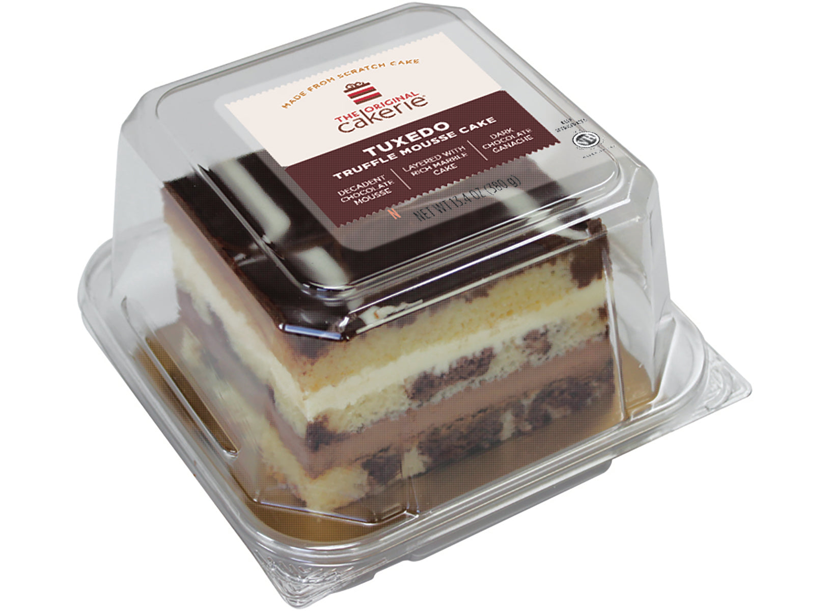 The Original Cakerie Tuxedo Truffle Mousse Cake Pckg1023