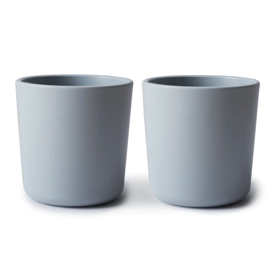 Mushie Dinnerware Cup, Set of 2 / Cloud