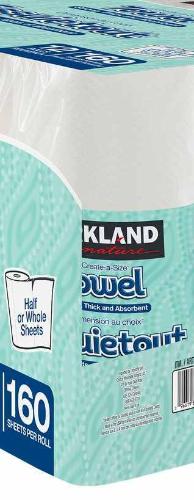 Kirkland Signature Create-a-Size Paper Towels 160ct