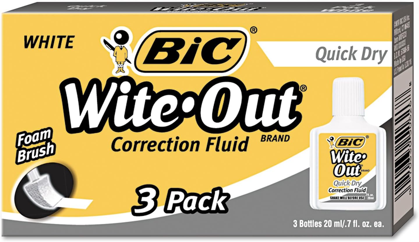 Bic Wite Out  3 Pack