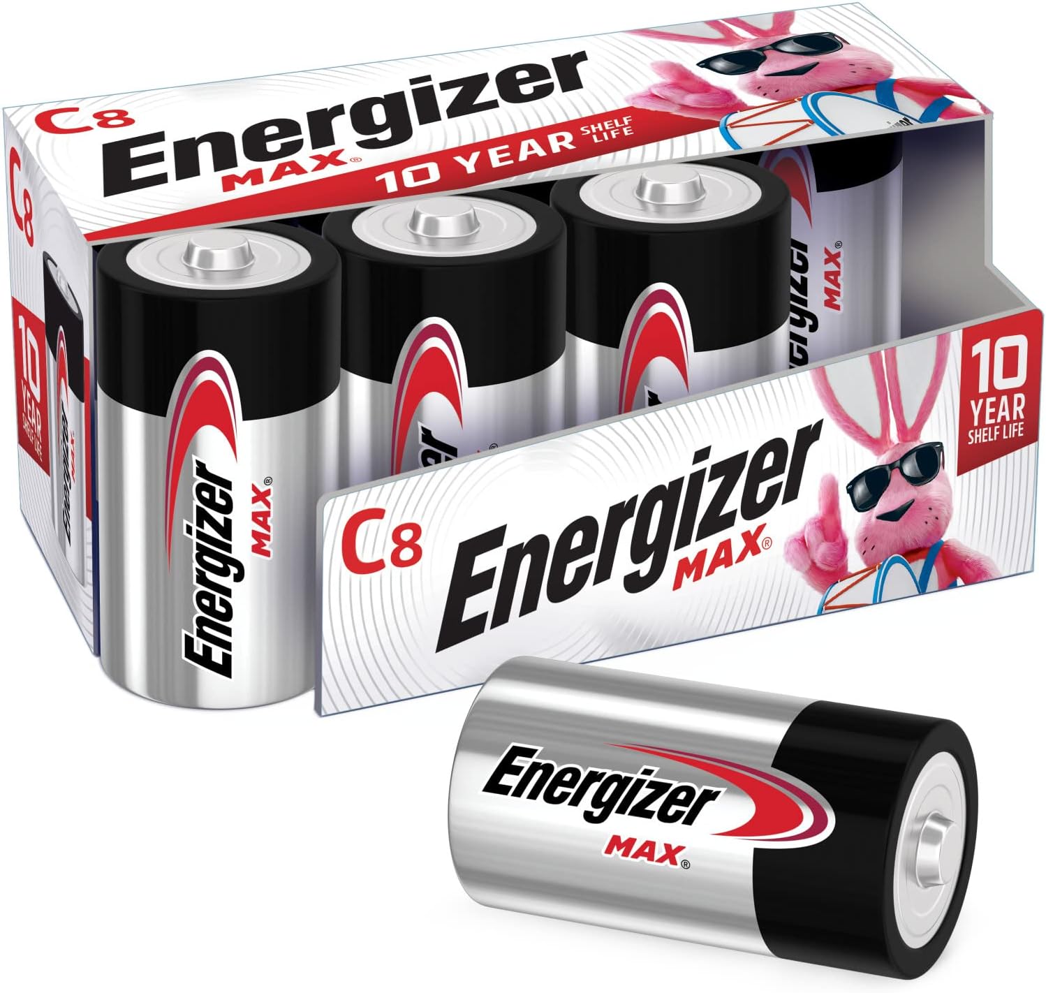 Energizer Max C Batteries 10 Pk