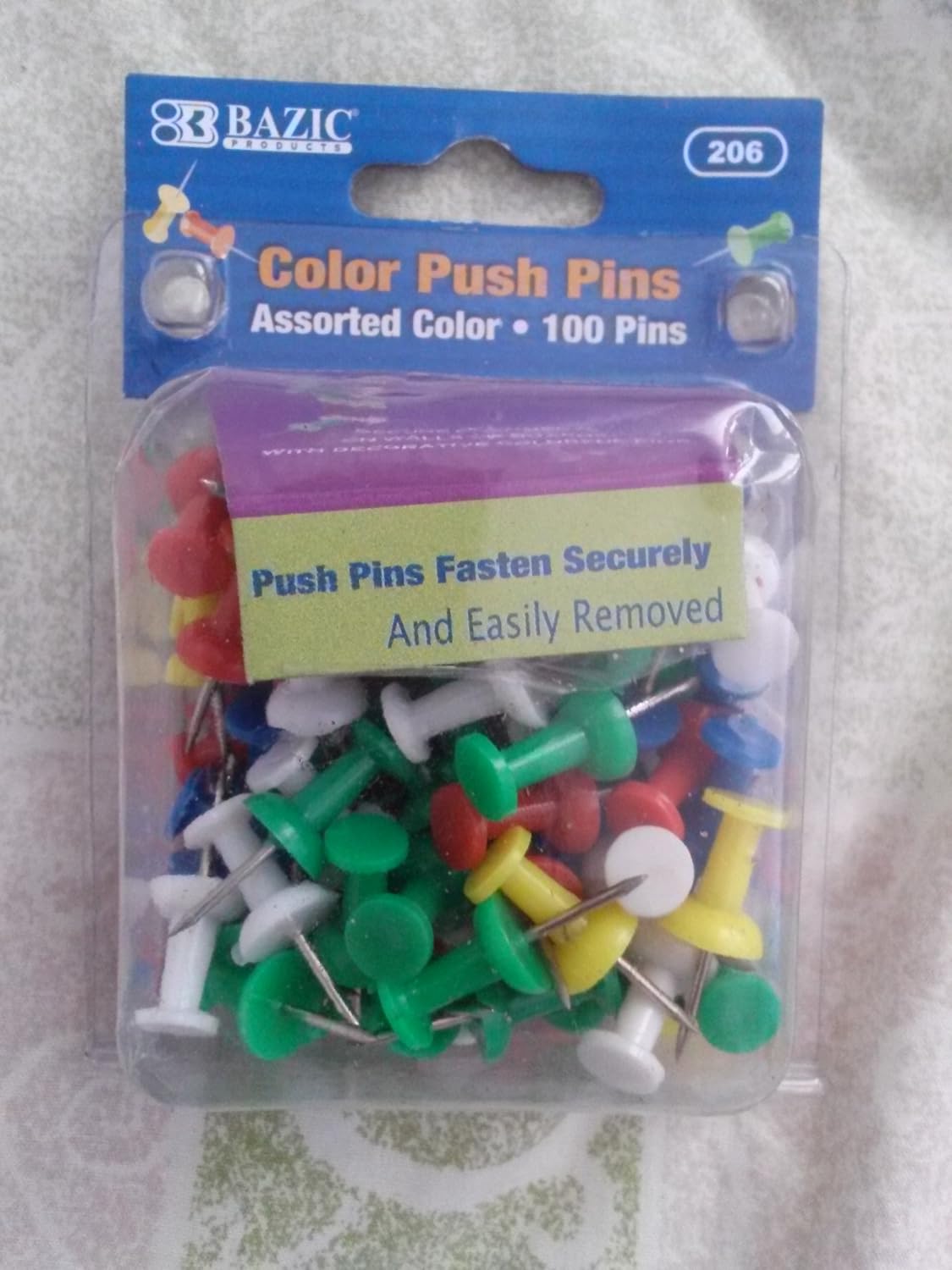 Bazic Push Pins 100 Pack