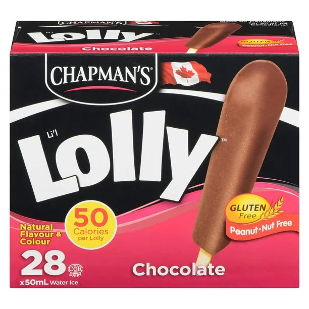 Chapman's L'il  Lolly Chocolate Ice Bar 28 x 50 ml