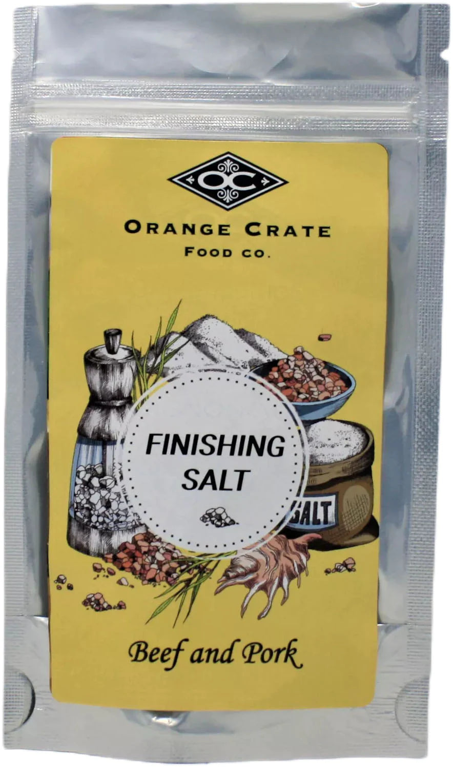 Orange Crate Beef and Pork Finishing Salt 130g