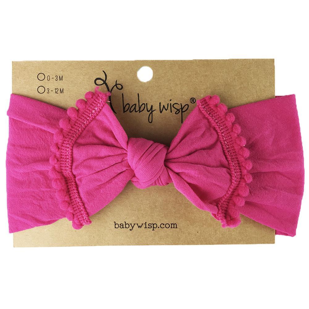 Baby Wisp Dark Pink Headwrap