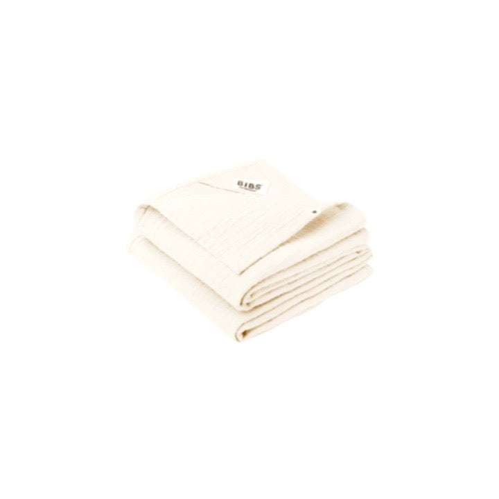 Bibs Ivory Cuddle Cloth 70x70cm 2pk