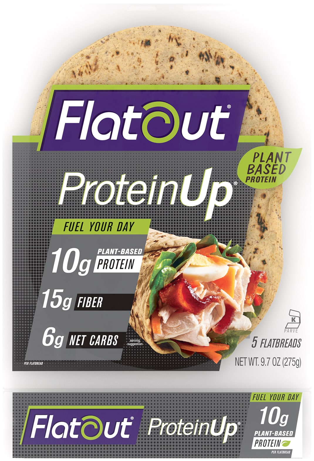 Flatout Protein Up Classic White Flatbread 285g