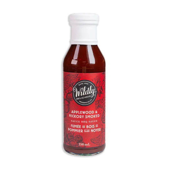 Wildly Delicious Applewood & Hickory Smoked BBQ Sauce  350ml