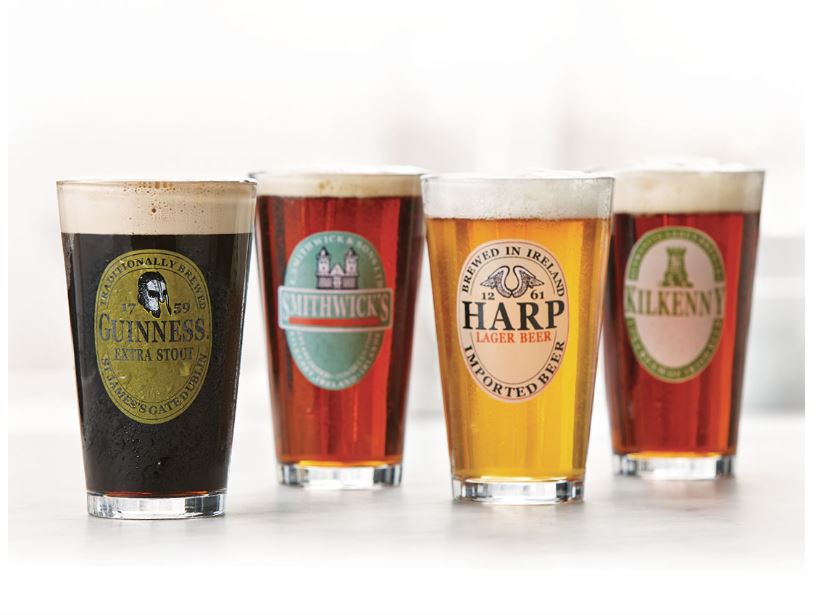 Stokes Brewery Beer Glasses set of 4