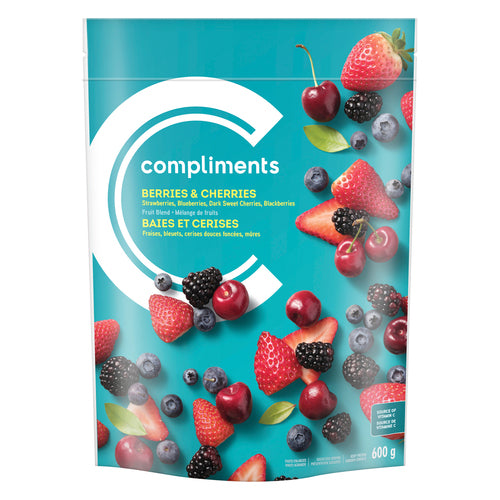 Compliments Berries & Cherries Frozen Fruit 600g