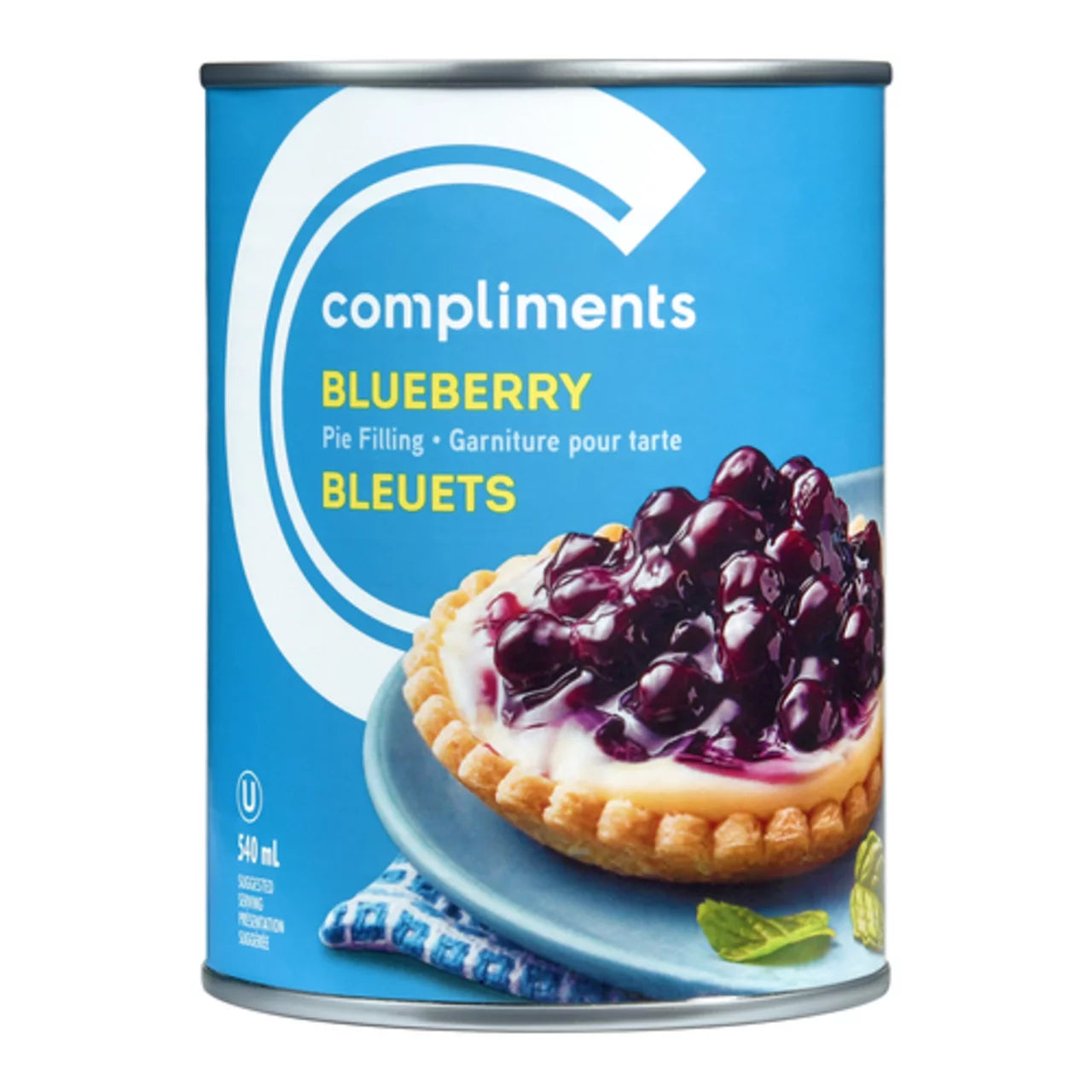 Compliments Blueberry Pie Filling 540ml