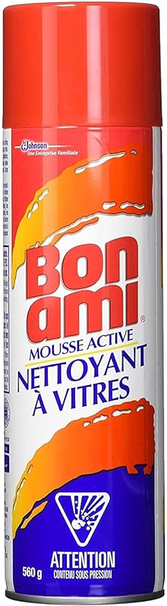 Bon Ami Power Foam Glass and Window Cleaner 560g