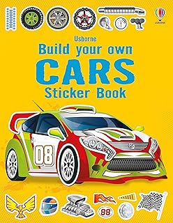 Usborne Build Your Own Cars Sticker Book