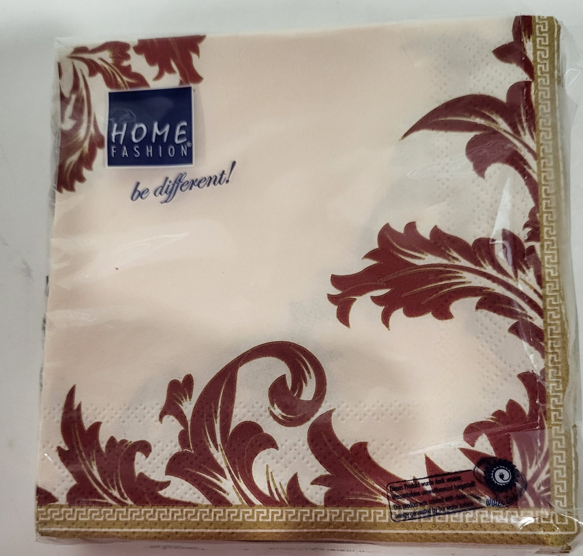 Home Fashion Luxury Champagne Cocktail Napkin 20pk