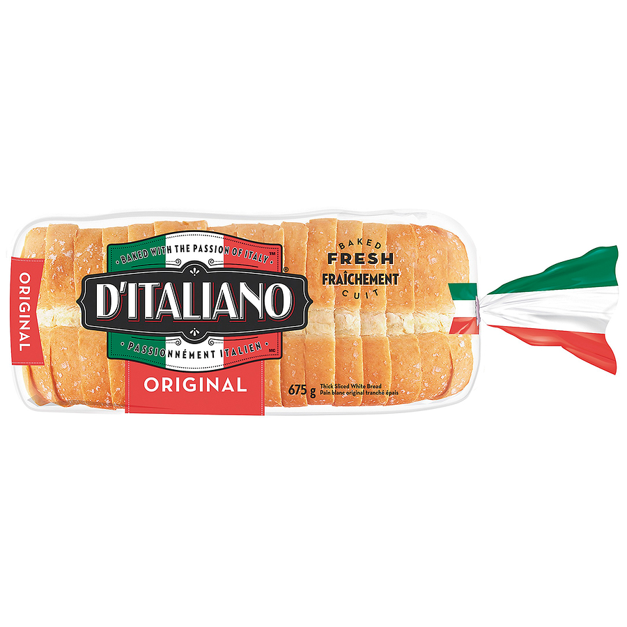 D'italiano Thick Slice Original Bread 675g