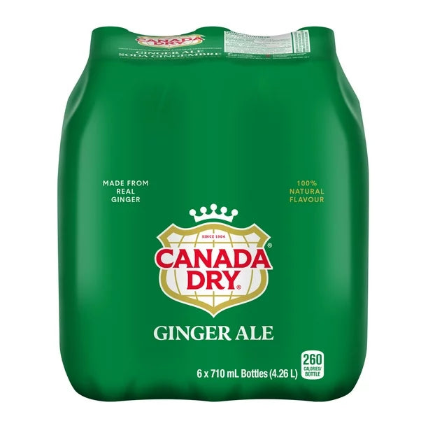 Canada Dry Zero Ginger Ale 6 x 710ml