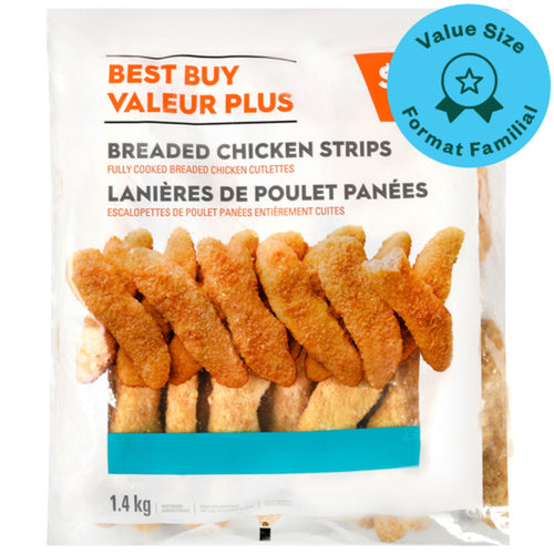 Best Buy Breaded Fully Cooked Chicken Strips 1.4kg