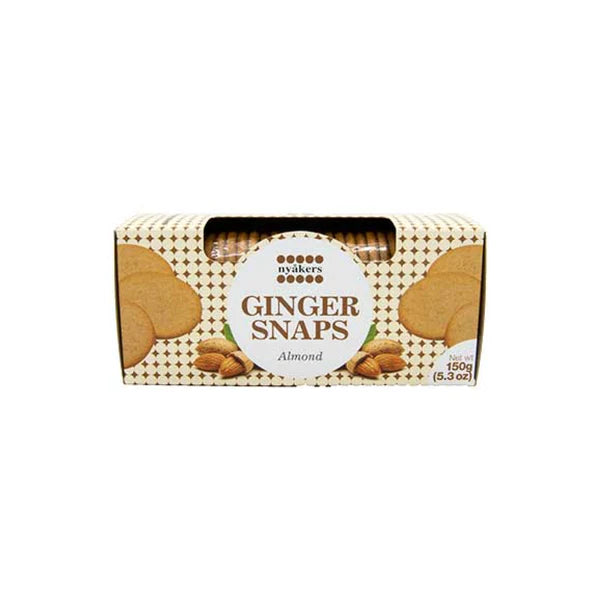 Nyakers Almond Ginger Snaps 150g