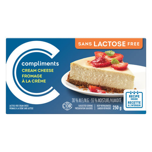 Compliments Lactose Free Cream Cheese 250g