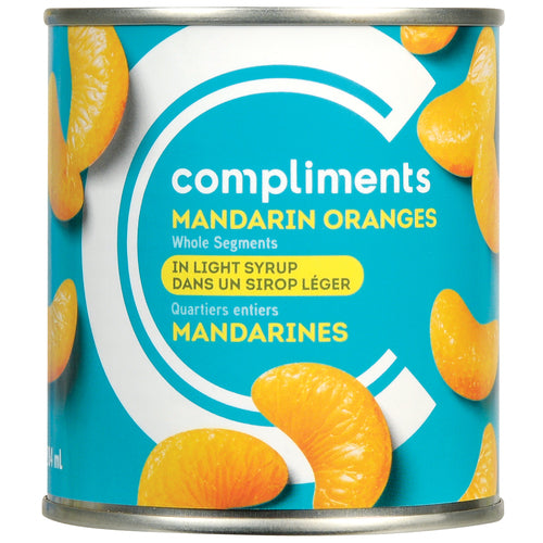 Compliments Whole Segments  Mandarin Oranges in Light Syrup 284 ml