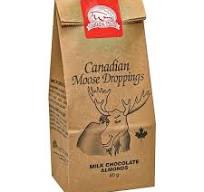 Canada True Canadian Moose Droppings Milk Chocolate Almonds 80g