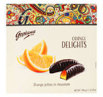 Goplana Orange Delights Orange Jellies in Chocolate 6.70oz