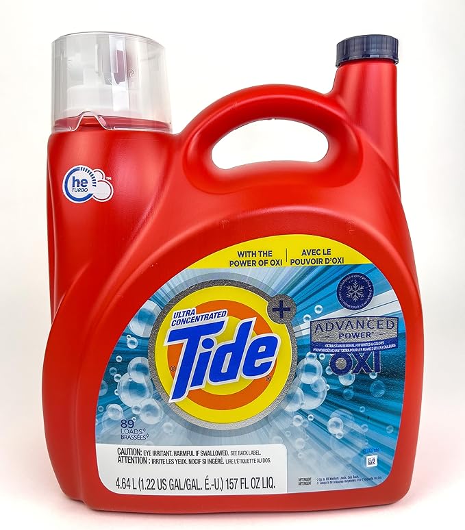 Tide OXI Advanced Power Liquid Laundry Detergent 4.87L