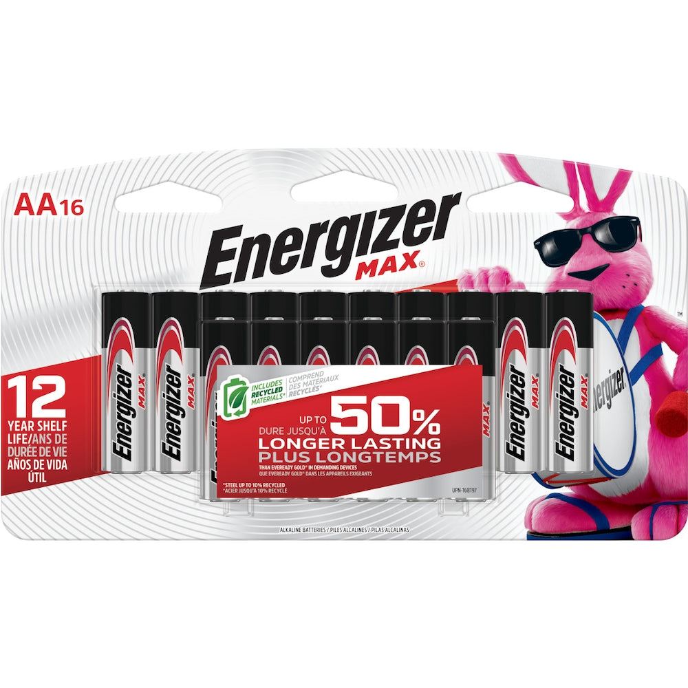 Energizer AA Maxi Pack batteries 16 Pack