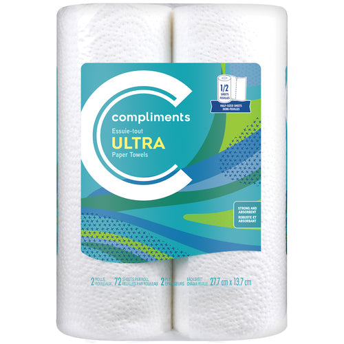 Compliments 2 Ply Ultra PaperTowel 2pk