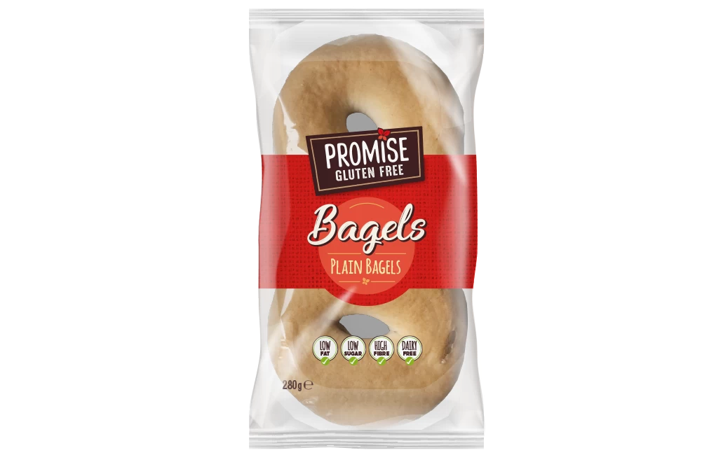 Promise Plain Gluten Free Bagels 280g