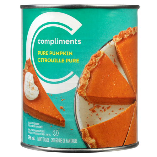 Compliments Pure Pumpkin 796ml