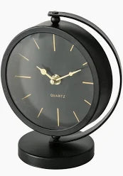 Quartz Black & Gold Clock