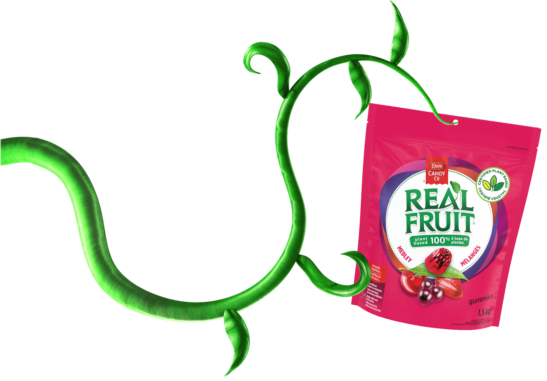 Dare Real Fruit Gummy Candy 1.5kg