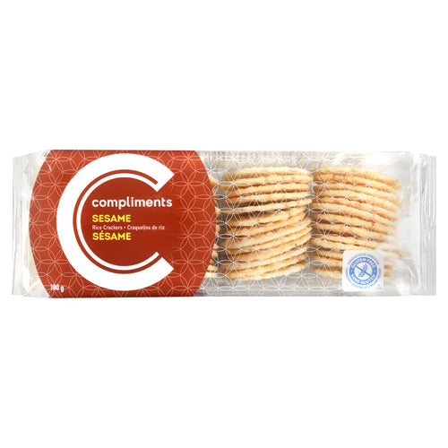 -Compliments Sesame Rice Crackers 100 g