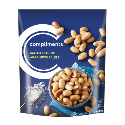 Compliments Roasted & Salted Peanuts 600 g