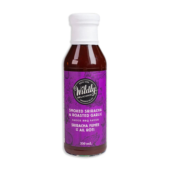 Wildly Delicious Smoked Sriracha & Roasted Garlic BBQ Sauce 350ml