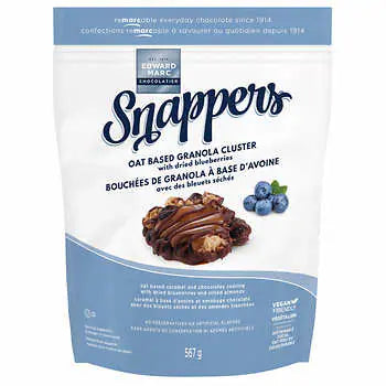 Snappers Oat Based Granola Clusters With Dried Blueberries 567 g