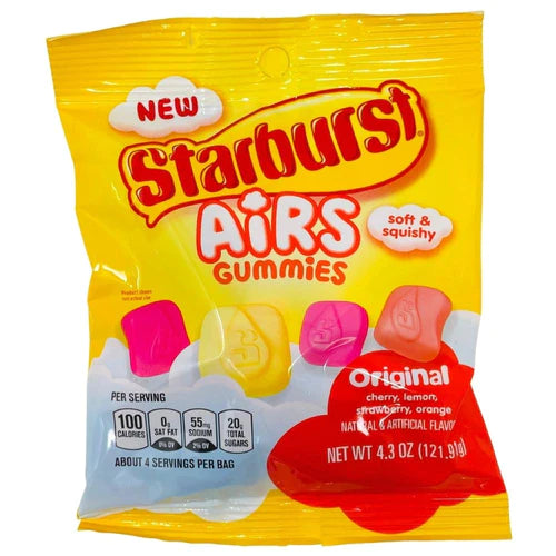 Starburst Airs Original  Gummies Candy 122g