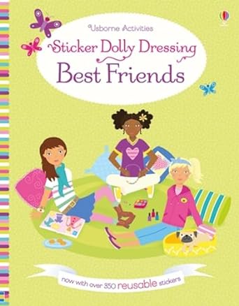 Usborne Sticker Dolly Dressing Best Friends Book