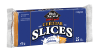 Black Diamond Cheddar Style Cheese Slices 22 Ct 410g