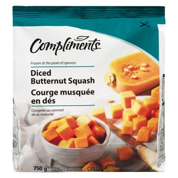 Compliments Diced Butternut Squash 750 g