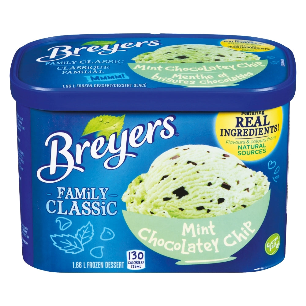 Breyers Mint Chocolate Chip Frozen Dessert