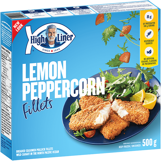 Highliner Lemon Peppercorn Fillets 500g