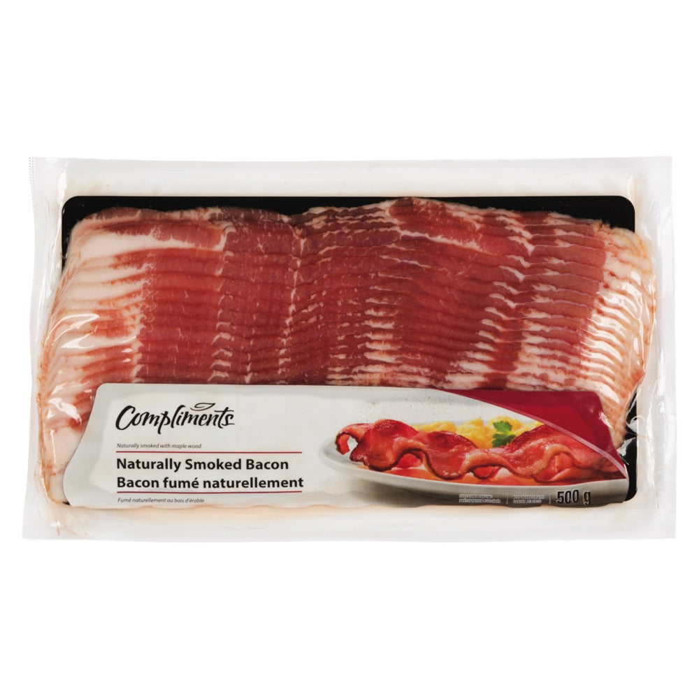 Compliments Naturally Smoked Bacon 500g