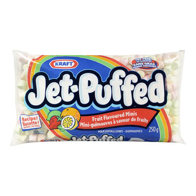 Kraft Jet Puffed Mini Fruit Flavored Marshamllows 250g