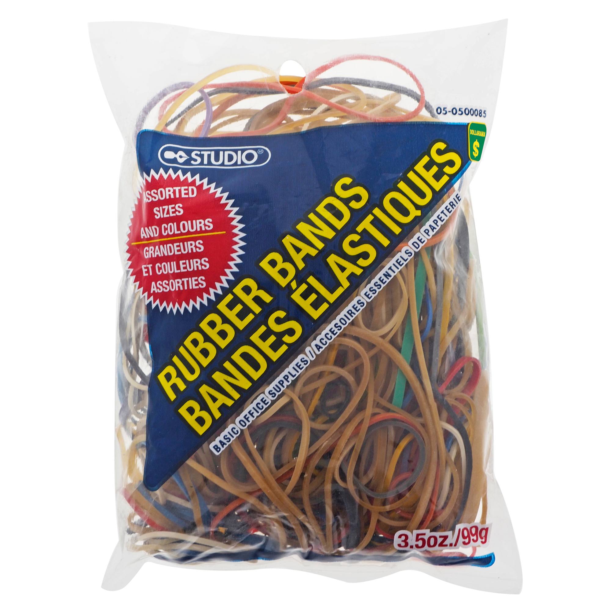 Studio Rubber Bands Asst. sizes 99 g