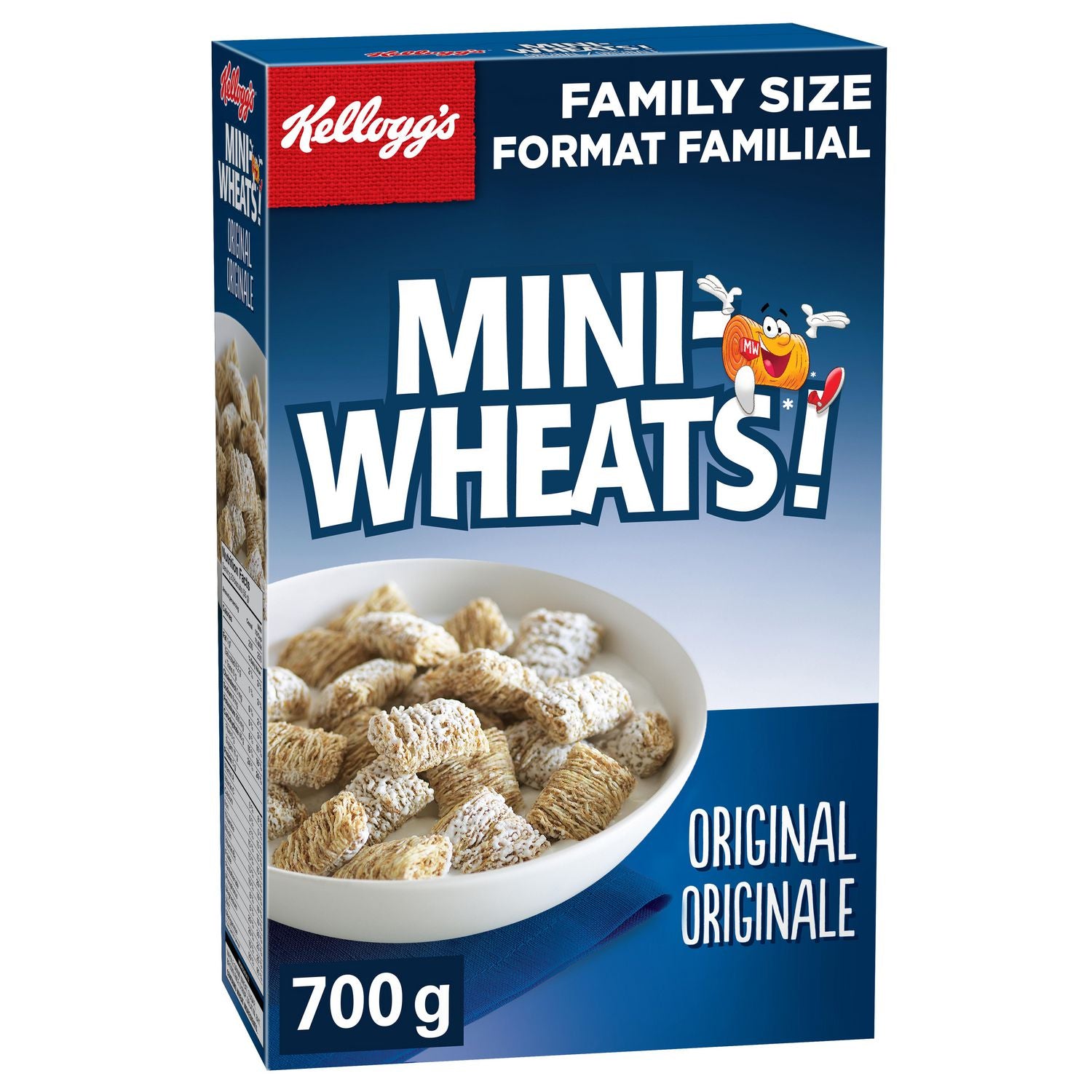 Kellogg's Original Mini Wheats! 100% Whole Grain Cereal 700g