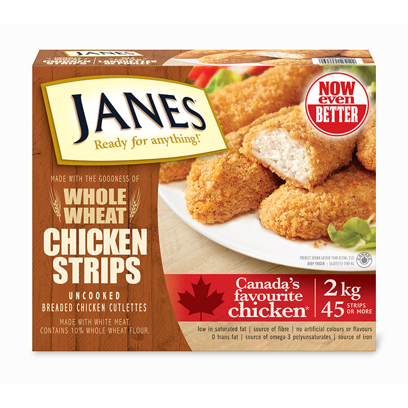 Janes Whole Wheat Fully Cooked  Chicken Strips 2kg